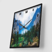 Schilderachtig Natuur voor de berggebieden in Rust Vierkante Klok (Hoek)