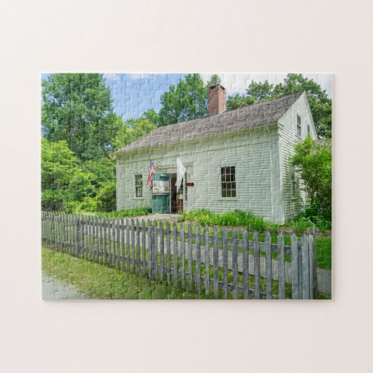 schilderachtig New England huis Legpuzzel (Horizontaal)