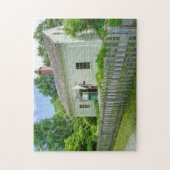 schilderachtig New England huis Legpuzzel (Verticaal)
