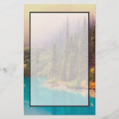 Schilderachtig noordelijk landschap briefpapier (Voorkant)