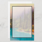 Schilderachtig noordelijk landschap briefpapier (Voorkant / Achterkant)