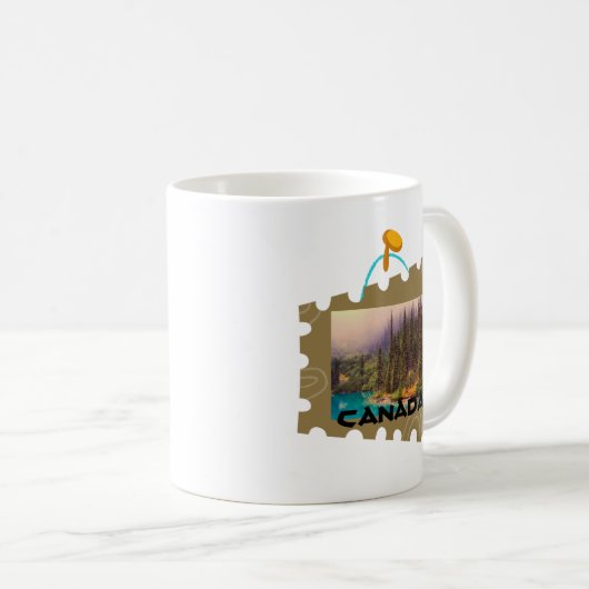 Schilderachtig noordelijk landschap in het Lijst S Koffiemok (Voorkant rechts)