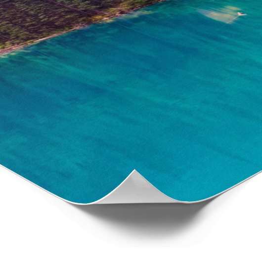 Schilderachtig noordelijk landschap met pijnbomen poster (Hoek)