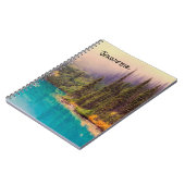 Schilderachtig noordelijk landschap Robuust op maa Notitieboek (Linkerzijde)