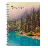 Schilderachtig noordelijk landschap Robuust op maa Notitieboek (Voorkant)