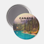 Schilderachtig noordelijk landschap Rustic Canada Magneet (Voorkant / Achterkant)