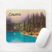 Schilderachtig noordelijk landschap Rustic Canada Muismat (Met muis)