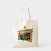 Schilderachtig noordelijk landschap tote bag (Voorkant)