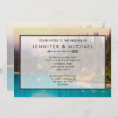 Schilderachtig noordelijk landschap Uitnodiging to (Voorkant / Achterkant)