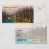 Schilderachtig noordelijk landschap visitekaartje (Voorkant / Achterkant)