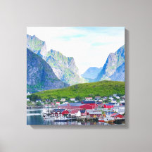 Schilderachtig Noors landschap Lofoten