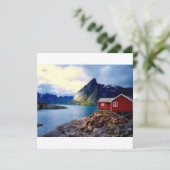 Schilderachtig Noorwegen, prachtig schilderachtig  Kaart (Staand voorkant)