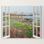 Schilderachtig OGUNQUIT VOOR GARDEN ZEE, MAINE Legpuzzel<br><div class="desc">Een prachtig uitzicht van de Atlantische Oceaan uit het Ogunstoppen Art Museum. Een korte wandeling van Perkins Cove, het museum en zijn drie acres beeldhouwtuinen zien de Narrow Cove en de Atlantische Oceaan over het hoofd. Het is zowel voor 252 als voor 520 stuks gesorteerd en maakt een prachtige keepomwille....</div>