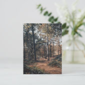 Schilderachtig ontspannend bos briefkaart (Staand voorkant)