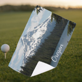 Schilderachtig Oregon en Mount Hood Golfhanddoek