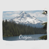 Schilderachtig Oregon en Mount Hood Golfhanddoek (Horizontaal)