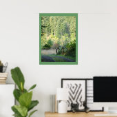 Schilderachtig oregon Forest Trees Country Fotogra Poster (Thuiskantoor)