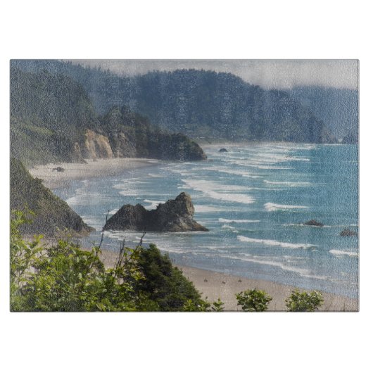 Schilderachtig Oregon kustlijn zeegezicht Snijplank (Voorkant)