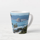 Schilderachtig Oregon Seascape Latte Mok (Rechterhoek)