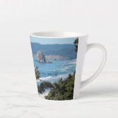 Schilderachtig Oregon Seascape Latte Mok (Rechts)