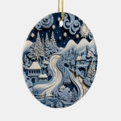 Schilderachtig Ornament Winter Wonderland (Rechts)