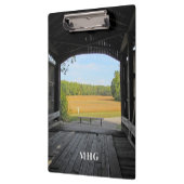 Schilderachtig overdekt brugklembord klembord (Links)