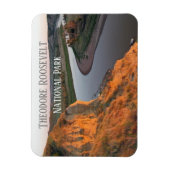 Schilderachtig Overlook, Nationaal Park Theodore R Magneet (Verticaal)