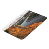 Schilderachtig Overlook, Nationaal Park Theodore R Magneet (Linkerzijde)