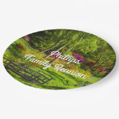 Schilderachtig Park Family Reunion Papieren Bordje (Gekanteld)