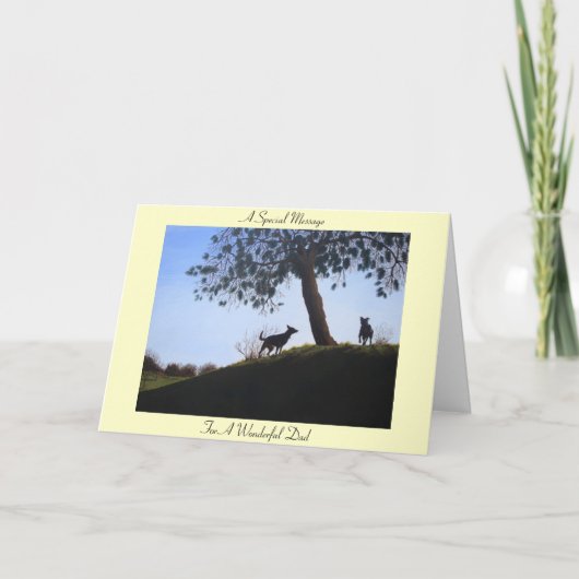 schilderachtig park landschapsschilderkunst vererg kaart (Voorkant)