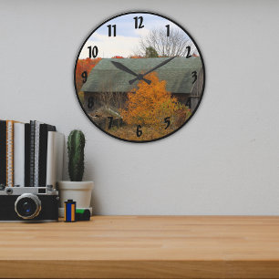 Schilderachtig Picturesque Valle kleuren Oude Boer Grote Klok