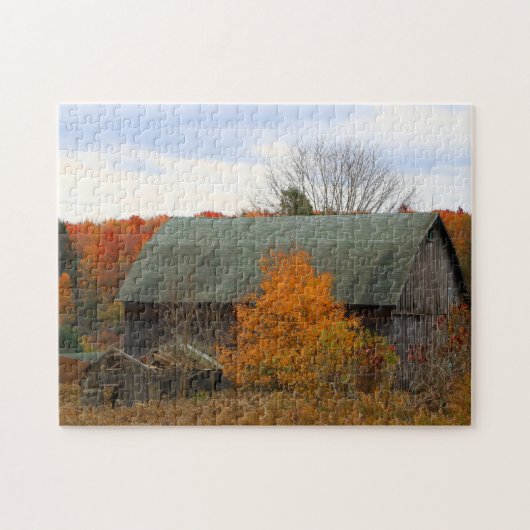 Schilderachtig Picturesque Valle kleuren Oude Boer Legpuzzel (Horizontaal)