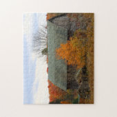 Schilderachtig Picturesque Valle kleuren Oude Boer Legpuzzel (Verticaal)