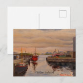 Schilderachtig pier in Clifden Ireland Briefkaart (Voorkant / Achterkant)