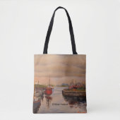 Schilderachtig pier in Clifden Ireland Tote Bag (Voorkant)