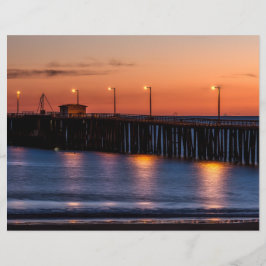 Schilderachtig Pismo Beach Sunset Scrapbook Paper