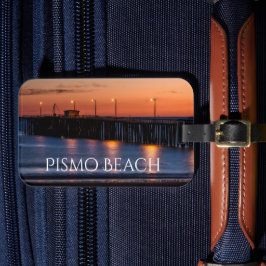 Schilderachtig Pismo-strand Bagagelabel