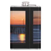 Schilderachtig Pismo-strand Heupfles (Achterkant)