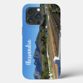 Schilderachtig pittoreske landschapsfoto Jouw naam Case-Mate iPhone Case (Achterkant)