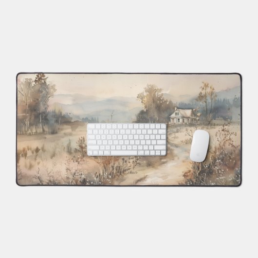 Schilderachtig platteland bureaumat (Keyboard & Muis)