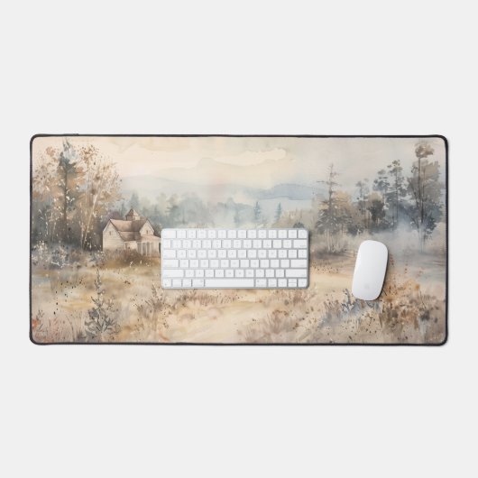 Schilderachtig platteland bureaumat (Keyboard & Muis)