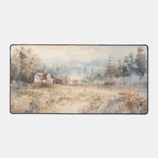 Schilderachtig platteland bureaumat (Voorkant)