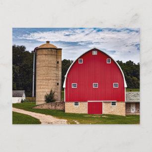 Schilderachtig Plattelandsfotografie Farmhouse USA Briefkaart