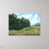 Schilderachtig Plattelandspad – landschapsontwerp Canvas Afdruk (Voorkant)