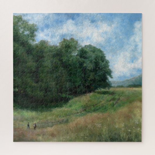 Schilderachtig Plattelandspad – landschapsontwerp Legpuzzel (Verticaal)