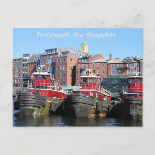 Schilderachtig Portsmouth New Hampshire Harbour Tu Briefkaart