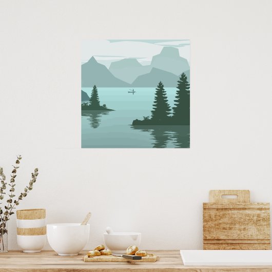 Schilderachtig Poster (Keuken)