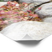 Schilderachtig Poster met kleurrijke bomen en rots (Hoek)