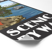 Schilderachtig Poster van San Juan-eilanden door d (Hoek)