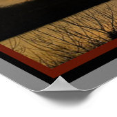 Schilderachtig Poster winterzonnescherm (Hoek)